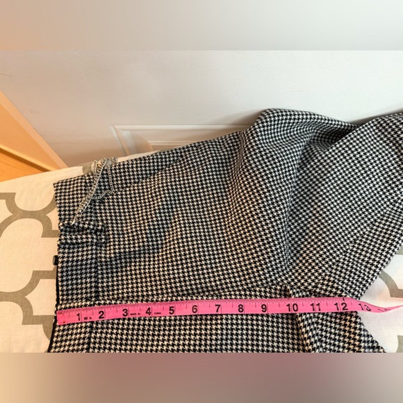 The Kooples houndstooth Wool blend pants with chains NWT Size 34= Size US 2 - Picture 13 of 15